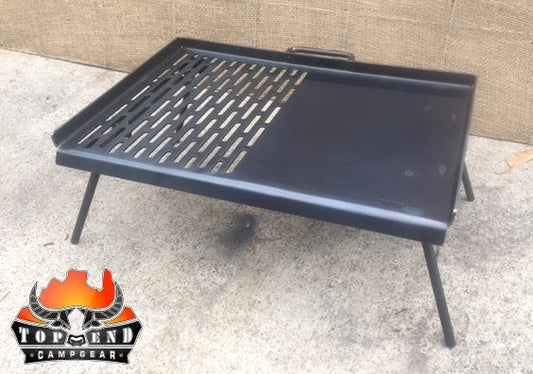 New Half Grill Collapsible BBQ Plate