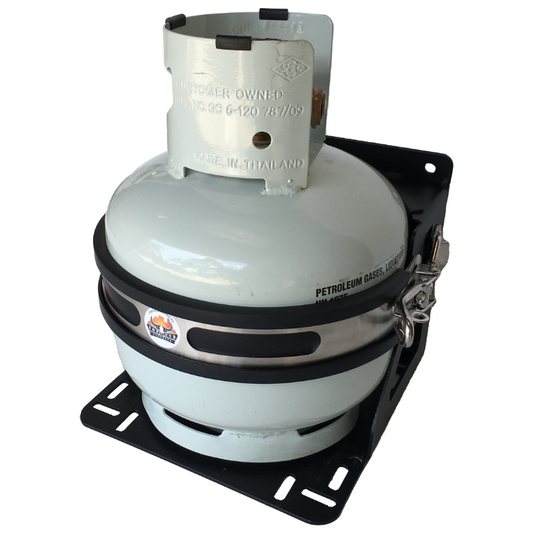 4kg Gas Bottle Holder REAR, BASE or ROOF MOUNT