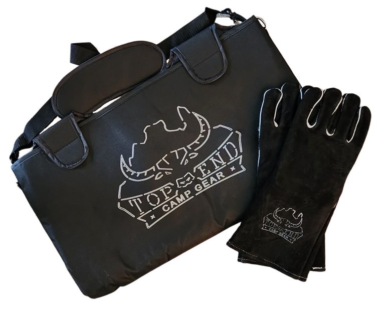 Fir Pit With Carry Bag and Heat Gloves