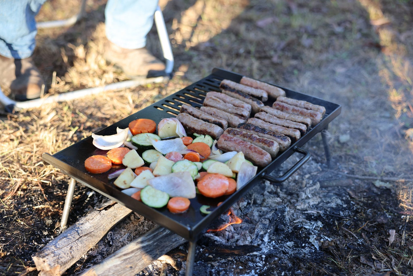 Collapsible BBQ Plate