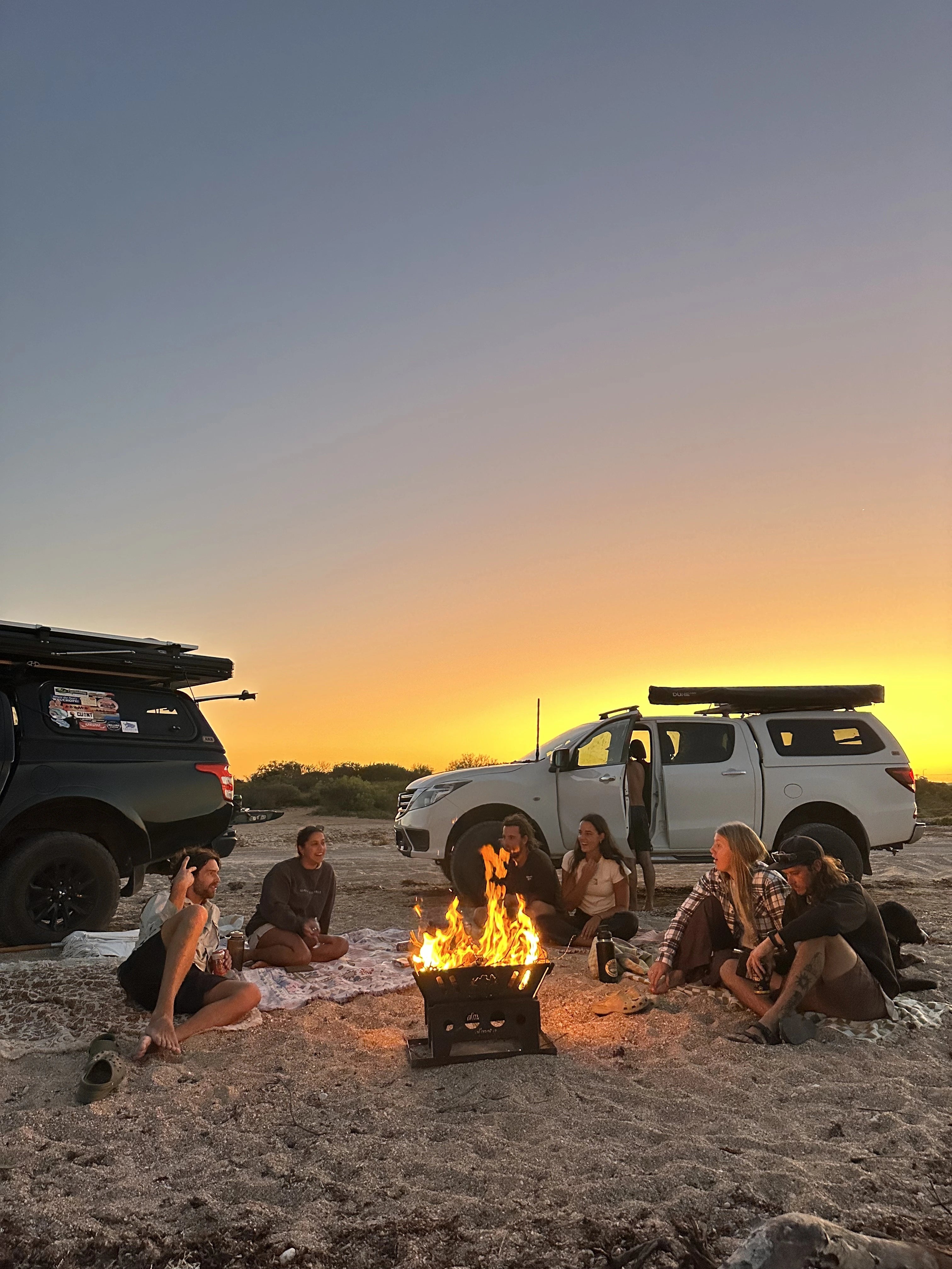 Top End Ol'Mate Portable Camping Fire Pit | Flat Pack Fire Pit