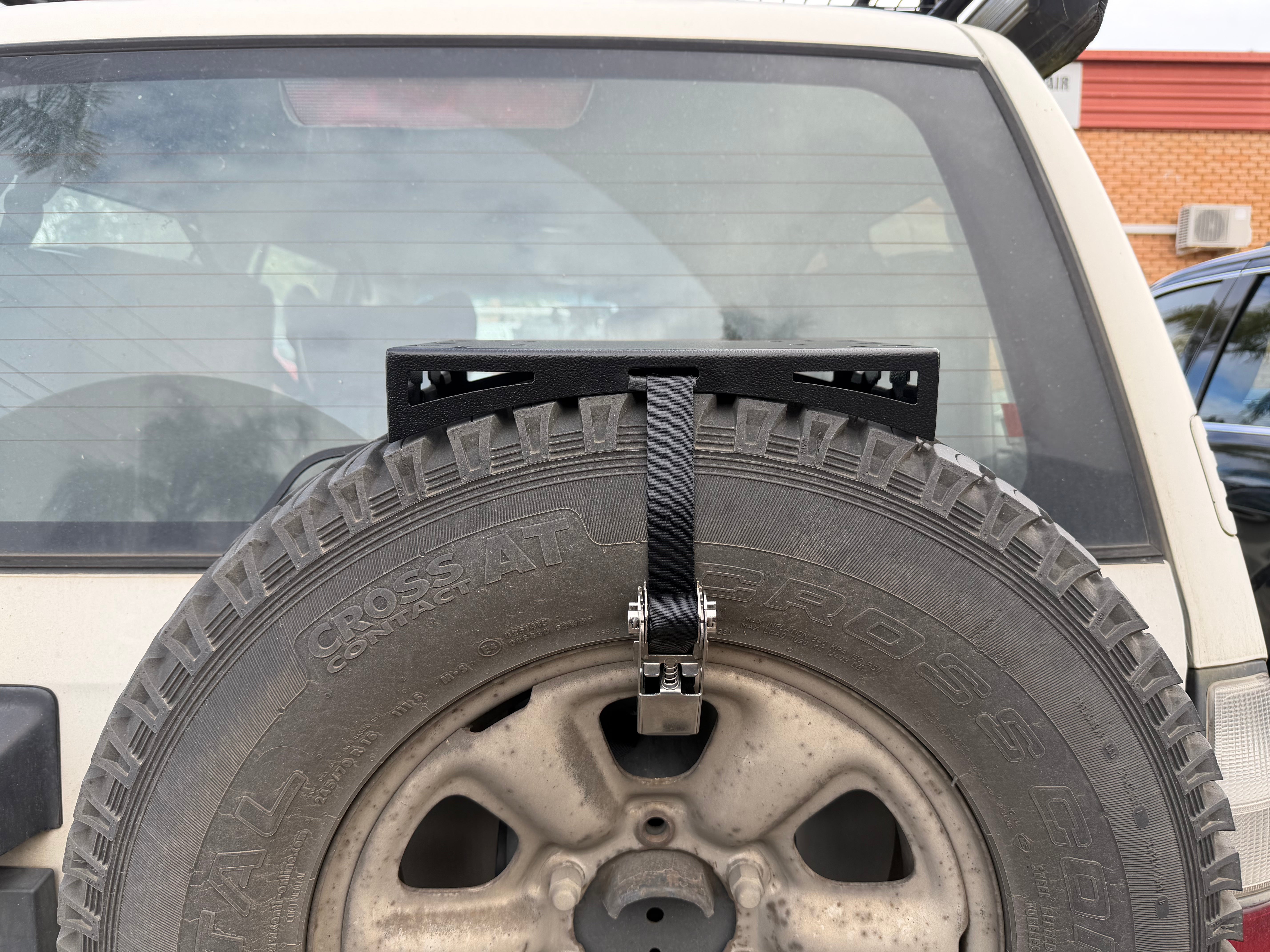 Top End 4x4 Spare Tyre Gas Bottle Mount | Rear Wheel Bracket