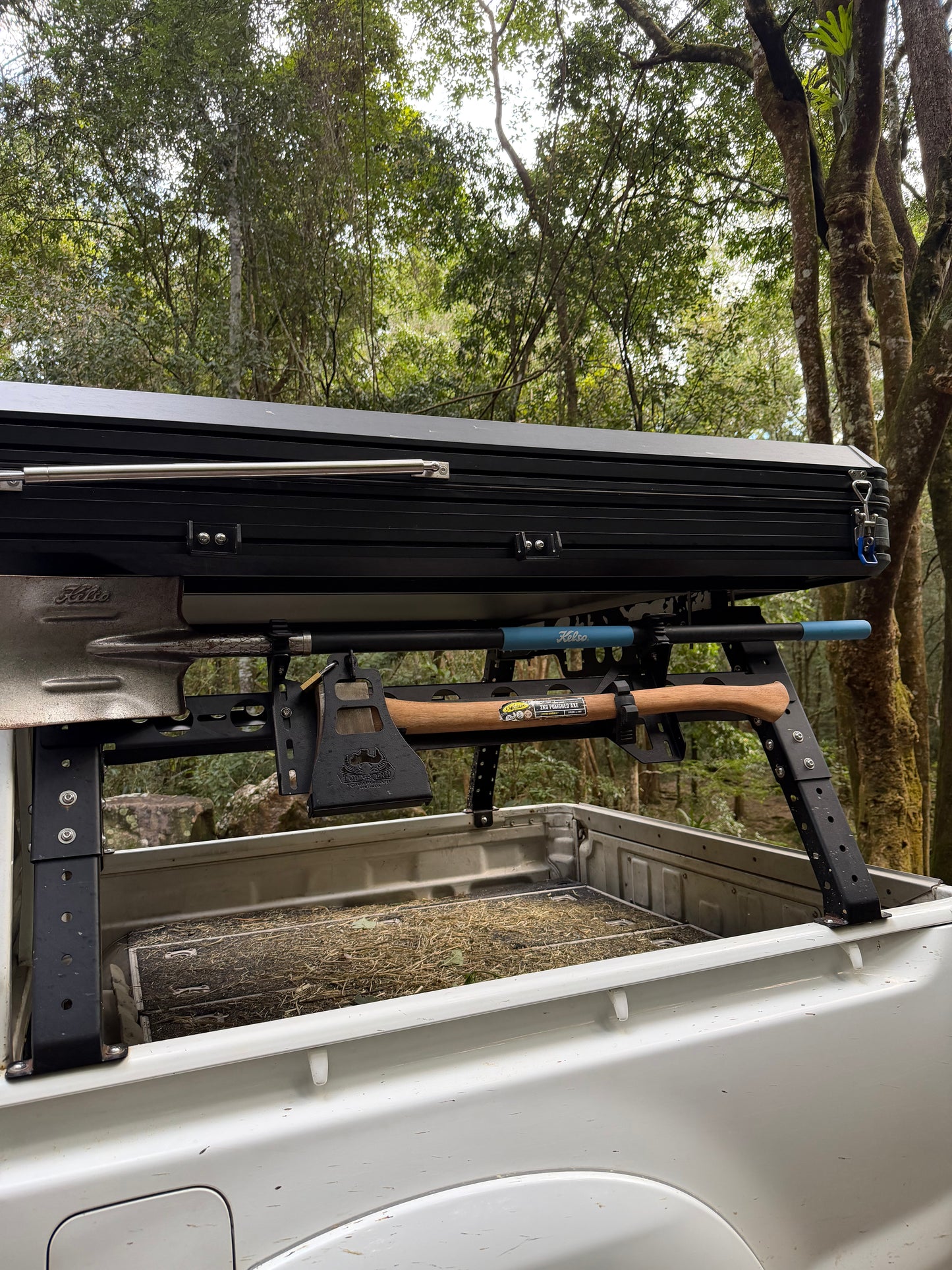 Top End Axe & Shovel Rack | Heavy Duty 4WD Recovery Mount