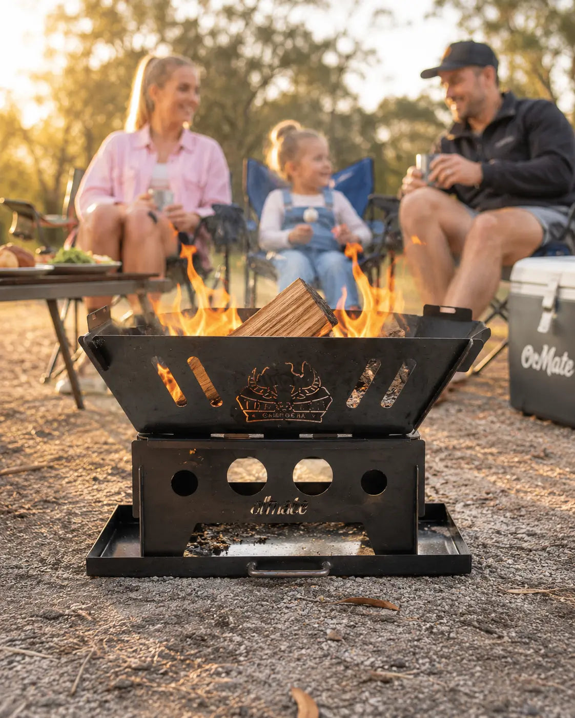 Top End Ol'Mate Portable Camping Fire Pit | Flat Pack Fire Pit