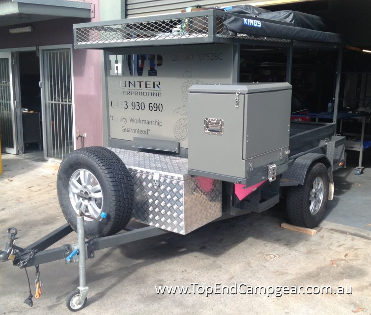 Camp Kitchen Customised for Motorbike Trailer -