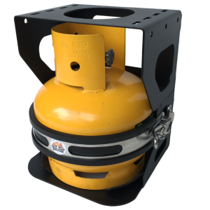3kg Gas Bottle Holder REAR or TOP MOUNT