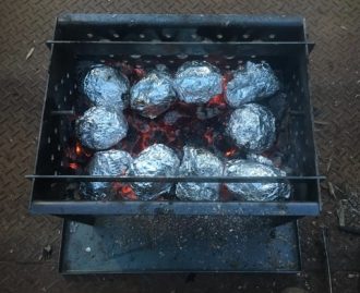 Baking in the Coals, Bush Microwave